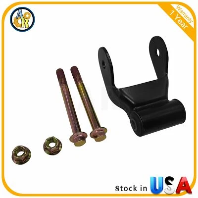 Kit de grilletes de resorte de hoja trasera para 09-14 Ford F-150 Lobo Lincoln Mark Lt Foto 1 de 4