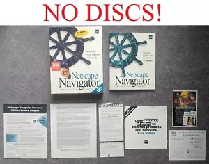 Netscape Navigator 2.0 Personal Edition Windows 95 3.1 Rare Vintage Software HTF - Picture 1 of 3