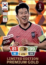 Adrenalyn XL 2022 World Cup Qatar Card Heung-min Son - Premium Gold Limited Edition