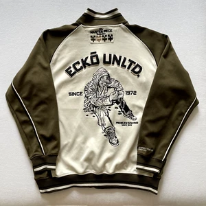 Vintage Ecko Unltd Track Jacket Mens XL Brown Embroidered Y2K 90s VERY RARE - Picture 1 of 16