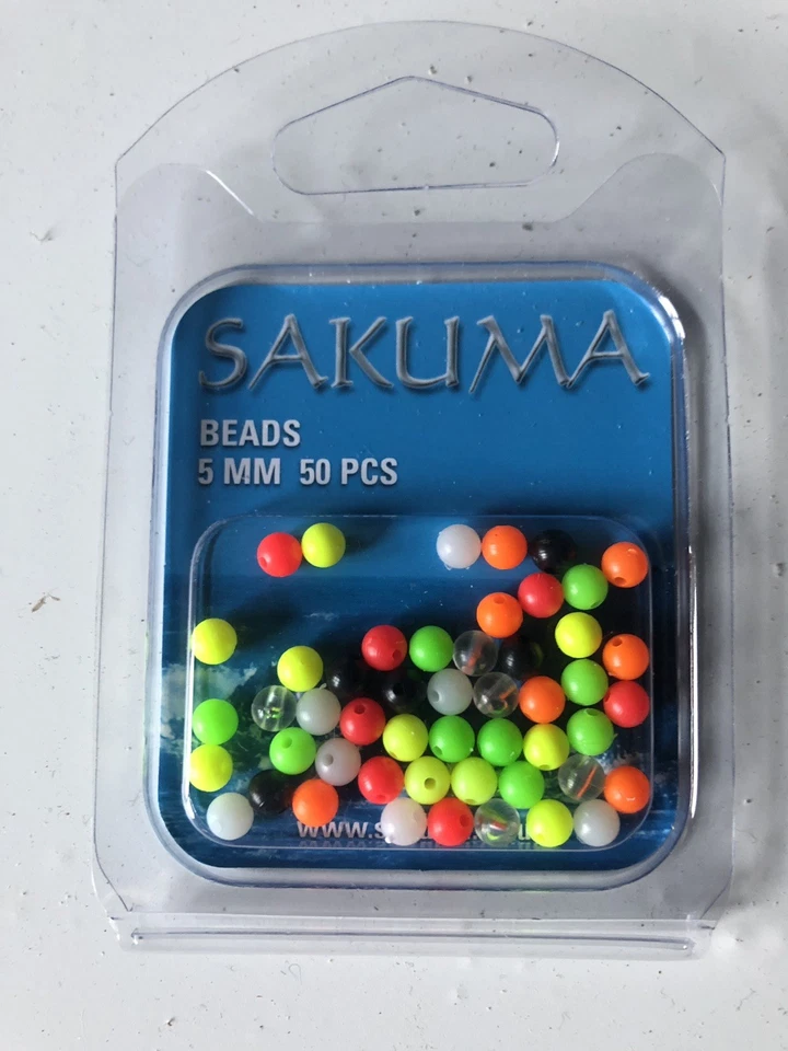 Sakuma 5mm Beads - Assorted Colours. Qty 50. — 第 1/1 张图片