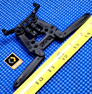 *NEW* FRONT SHOCK TOWER UPPER ARMS BODY MOUNT FOR HPI SAVAGE XS FLUX HPI105312 - Image 1 of 4