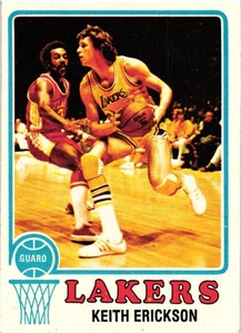 1973-74 Topps Basketball Set Break #117 Keith Erickson EX- Free Shipping