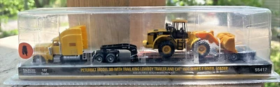 Norscot Peterbilt Model 389 Trail King Lowboy Trailer  Cat 950G Wheel Loader NIP - Image 1 of 4