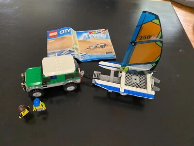 Lego City 4x4 with Catamaran  complete set - Image 1 of 3