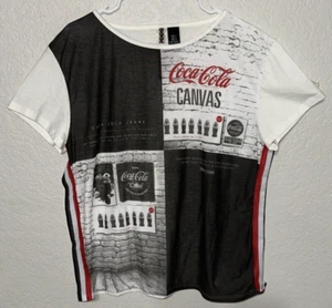 Coca Cola Canvas Shirt, Women's Large, Thin/Light Material, Breathable Sides - Picture 1 of 8