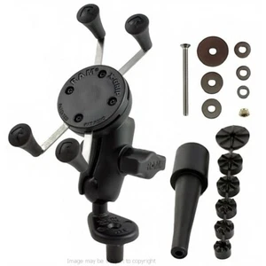 GENUINE RAM X-Grip Phone Holder & Motorcycle Fork Stem Mount for iPhone 11 PRO - Picture 1 of 5