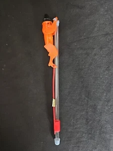 Vintage Halloween Süßigkeiten Stroh Akrobat Spielzeug Hexe Schieben Klettern Mechanisch - Bild 1 von 10