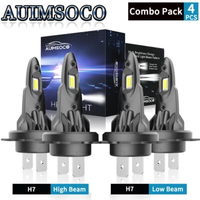 For Chrysler Crossfire 2004-2008 Combo H7+H7 LED Headlight Kit Bulbs Hi/Lo Beam - Image 1 of 4