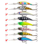 3D Minnow Fishing Bait Fishing Lures Artificial Bait With Treble Hook GS