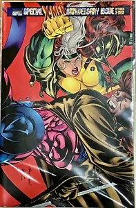 1995 Marvel X-Men #45 w/Cards Inside Direct Edition Foiled Special Anniversary - Picture 1 of 3