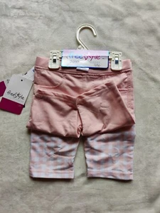 NEW! Girls Size 4T Freestyle Summer Shorts Pink Plaid with Pockets - Picture 1 of 7