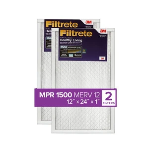Filtrete Ultra Allergen Reduktionsfilter UR20-2PK-1E, 12 Zoll x 24 Zoll x 1 Zoll - Bild 1 von 9