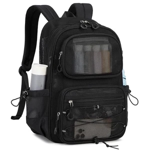 Mesh Backpack, Heavy Duty See Through Backpack Ultra-Lightweight Net Bookbag ... - Bild 1 von 9