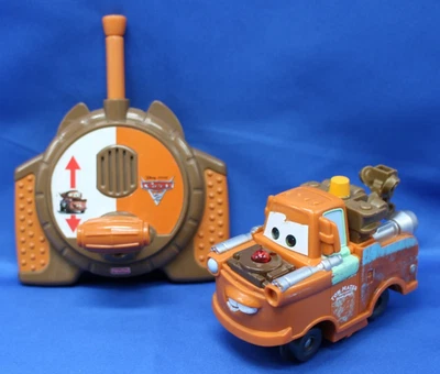 GEO TRAX Disney/Pixar Cars 2 Tow Mater RC Truck And Remote TESTED & WORKS - Image 1 of 4