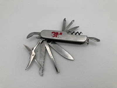 Vintage Army Pocket Knife 3M Advertising Fully Open 6''Long - Image 1 of 4