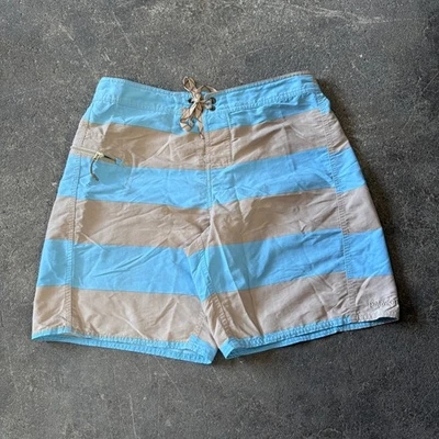 Bañador Patagonia Wavefarer Board Shorts Talla 31 Azul Tostado Rayas Playa Foto 1 de 4
