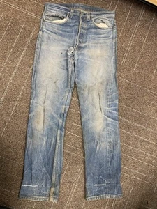 Vintage Levis 501xx Jeans Mens Actual 32X30 STF 90s Made In USA Whiskers Washout - Picture 1 of 13