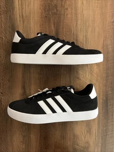 Adidas VL Court 3.0 scarpe skateboard nero bianco basse uomo taglia 11 ID6278 - Foto 1 di 7