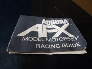 1974 Aurora Afx Original Racing Guide For Non-Magnatraction Cars - Picture 1 of 4