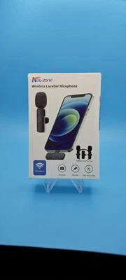 Kabelloses Lavalier Mikrofon für iPhone - Android Computer, Mini Mikrofon NEU - Bild 1 von 3