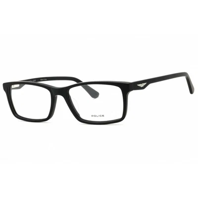 Gafas para hombre Police negro mate acetato borde completo rectangulares VPLN82 0703 Foto 1 de 2