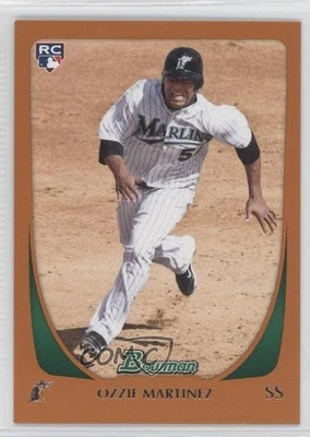 2011 Bowman Orange /250 Ozzie Martinez #213 Rookie RC - Image 1 of 2
