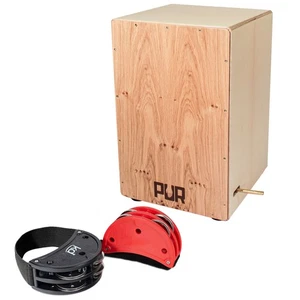 Puro PC1399 Cajon Vision Pro Rama Roble con Keepdrum Juego de Pandereta de Pie - Imagen 1 de 9