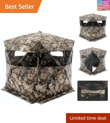 Persiana de tierra de cazador de cierre silencioso para 3 personas - VC180 con ventanas panorámicas Foto 1 de 4