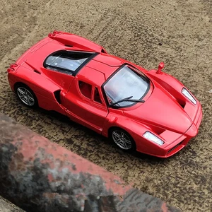 1:24 Ferrari ENZO Alloy Sports Car Model Diecast  Super Vehicle Sound Light  - Picture 1 of 27
