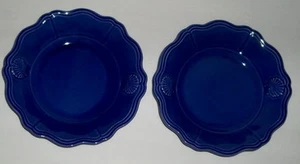 2 blaue Muschelschalen Made in Portugal mit geprägtem Rand - Bild 1 von 1