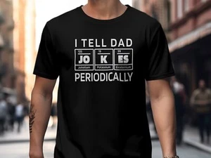 Lustiges T-Shirt Wissenschaft I Tell Dad Witze periodisch Chemie Humor T-Shirt - Bild 1 von 11
