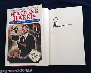 Neil Patrick Harris signed book Choose Your Own Autobiography 1st edition 1/1 HC - Picture 1 of 2