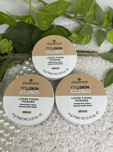 essence 3 x MY SKIN PERFECTOR Loose Fixing Powder MATTES FINISH 20 NUDE 3x6g neu - Bild 1 von 3