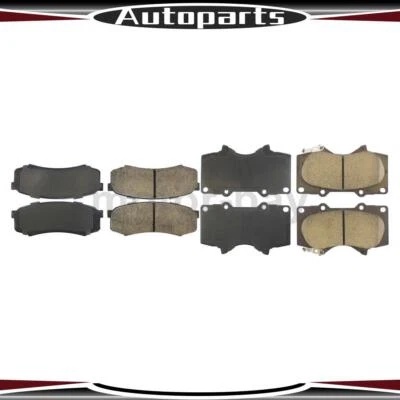 Front Rear Brake Pads Fits 2003 2004 2005 2006 2007 2008 2009 Toyota 4Runner - Image 1 of 4