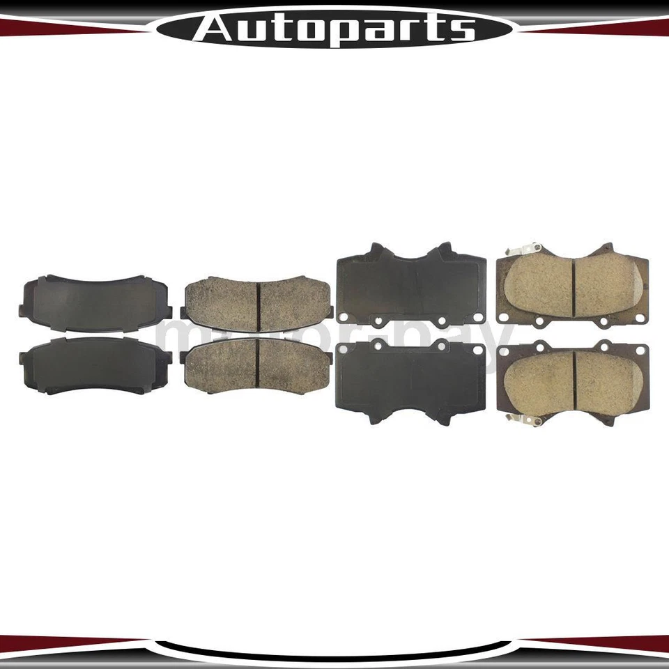 Передние задние тормозные колодки подходят для Toyota 4Runner 2003 2004 2005 2006 2007 2008 2009 годов выпуска - Изображение 1 из 4