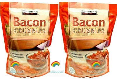 2 paquetes Kirkland Signature Bacon Crumbles 20 oz cada paquete Foto 1 de 3