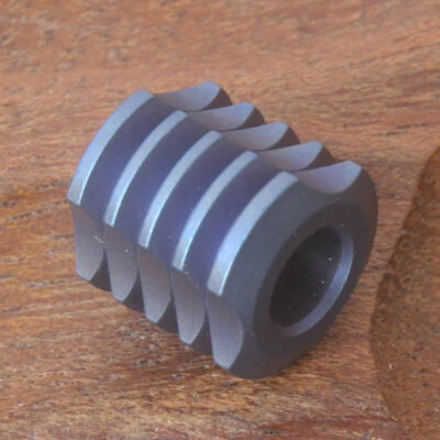 Anodized BLUE Titanium Ti Parachute Cord Knife Tool Lanyard Bead pendant MGE-BU - Image 1 of 4