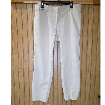 Pantalones Grace Elements Caqui Carrera Tobillo Elastizados Bolsillos Talla 12 Foto 1 de 4