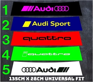 Audi Sunstrip universal fitting Various Designs 135 x 28cm - Picture 1 of 5
