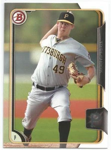 Trey Supak Milwaukee Brewers 2015 Bowman Draft Prospect - Picture 1 of 2