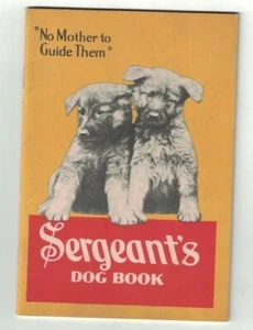 Libro del perro del sargento 1931 Polk Miller productos folleto publicitario comida para perros - Imagen 1 de 2