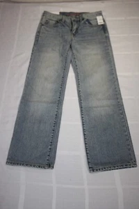 Boys Gap Kids 1969 Original Jeans Size 12 REG Adjustable Waist Straight Leg NWT - Picture 1 of 11