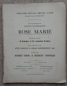 Rose Marie vocal score - Picture 1 of 2