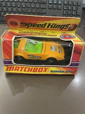 Nissan 270X K-42 1972 Matchbox Speed Kings juguete coleccionable de colección caja original Foto 1 de 4