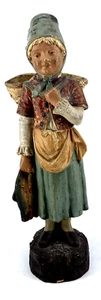 Fish Monger Statue Gesetzlich Geschultz Austria Ceramic 11" Tall Antique - Picture 1 of 11