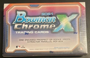 2021 Topps Bowman Chrome X MLB Baseball Factory Sealed Box Brand New - Picture 1 of 1