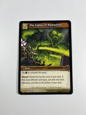 World of Warcraft TCG The Cipher of Damnation Hunt for Illidan 239/252 Wow Card - Image 1 of 4
