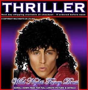 Halloween Michael Jackson Thriller Wig - Picture 1 of 1