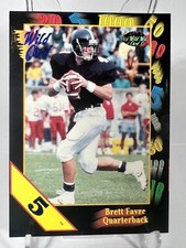 BRETT FAVRE 1991 Wild Card Draft 5 Stripe #119 Rookie RC HOF Packers FREE SHIP